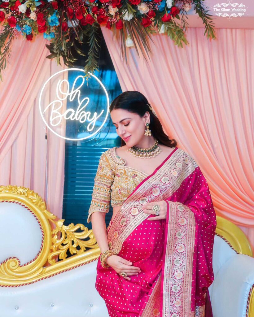 Actress Shraddha Arya shares her Baby Shower Event Photos 