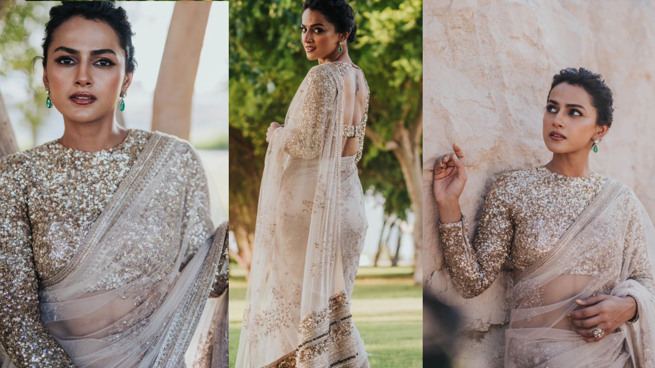 Shraddha Srinath : దీపావళికి చీరలో మెరిపిస్తున్న శ్రద్ధ శ్రీనాథ్.. ఫొటోలు..