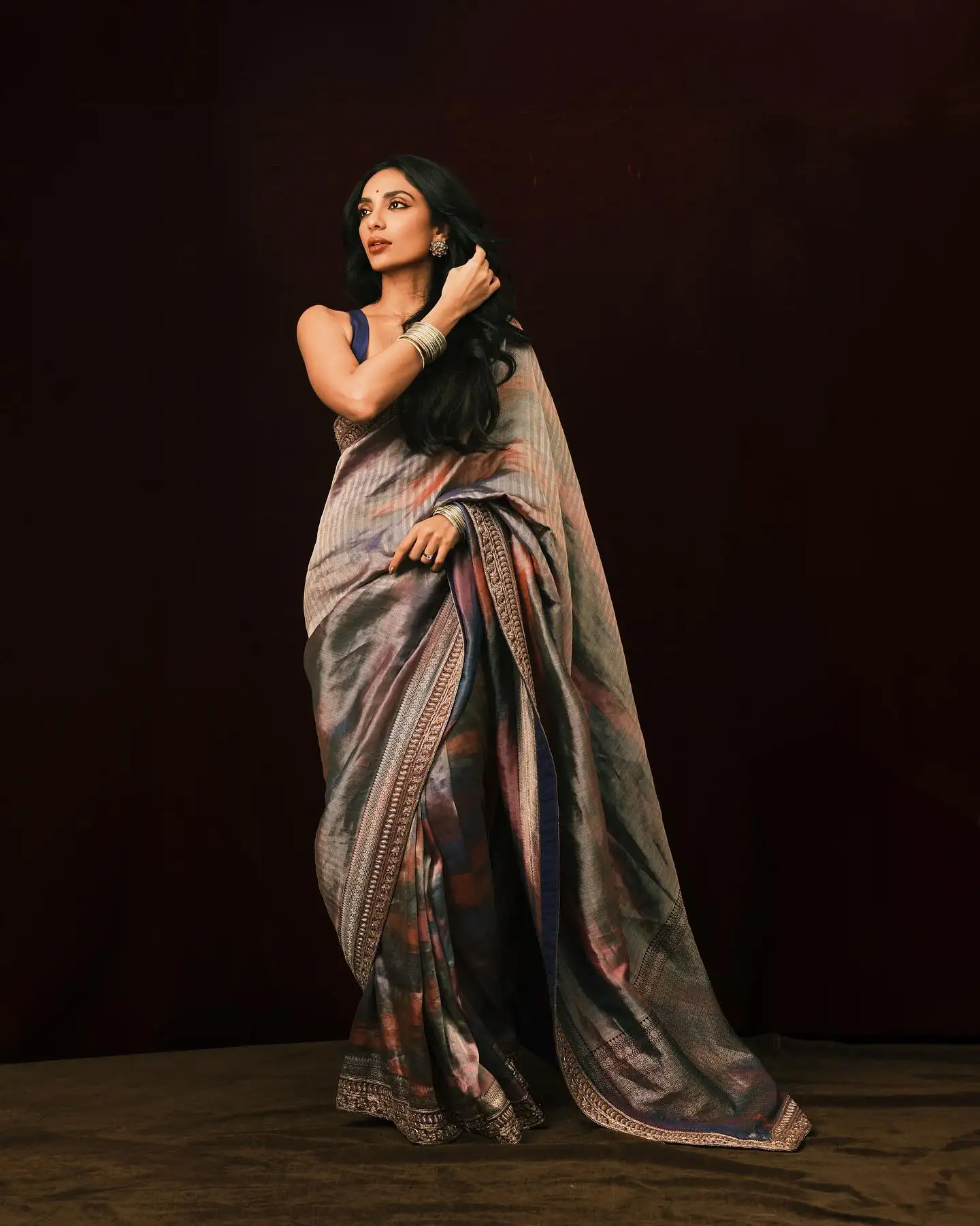 Sobhita Dhulipala Stunning Looks in Saree after Starting Wedding Works
