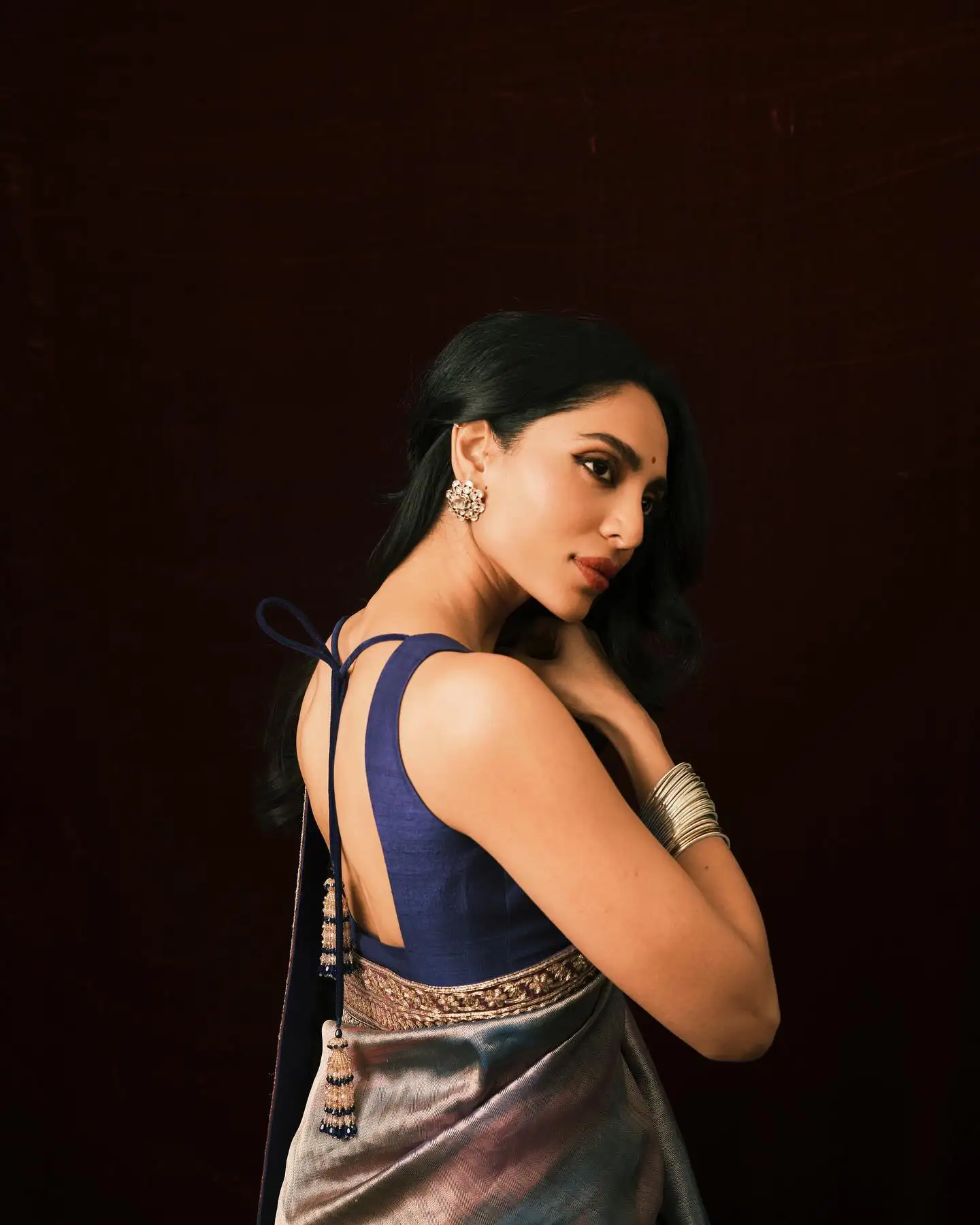 Sobhita Dhulipala Stunning Looks in Saree after Starting Wedding Works
