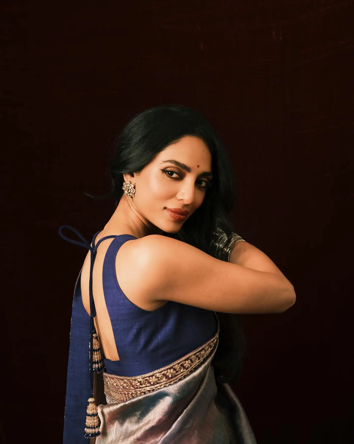 Sobhita Dhulipala Stunning Looks in Saree after Starting Wedding Works