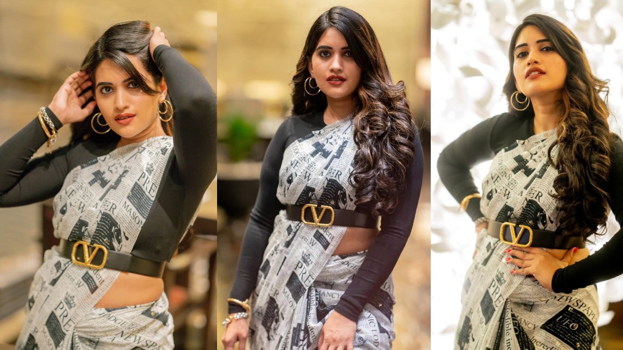 Sravanthi Chokarapu : పేపర్ చీరలో యాంకర్ స్రవంతి పరువాలు..