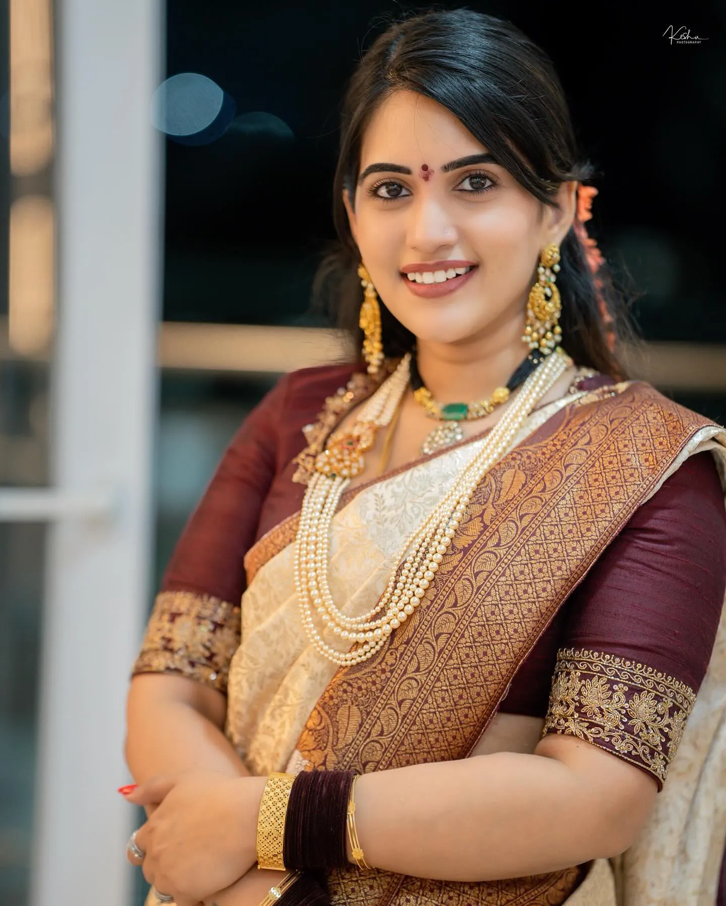 Sravanthi Chokarapu Bathukamma Festival Special Photos