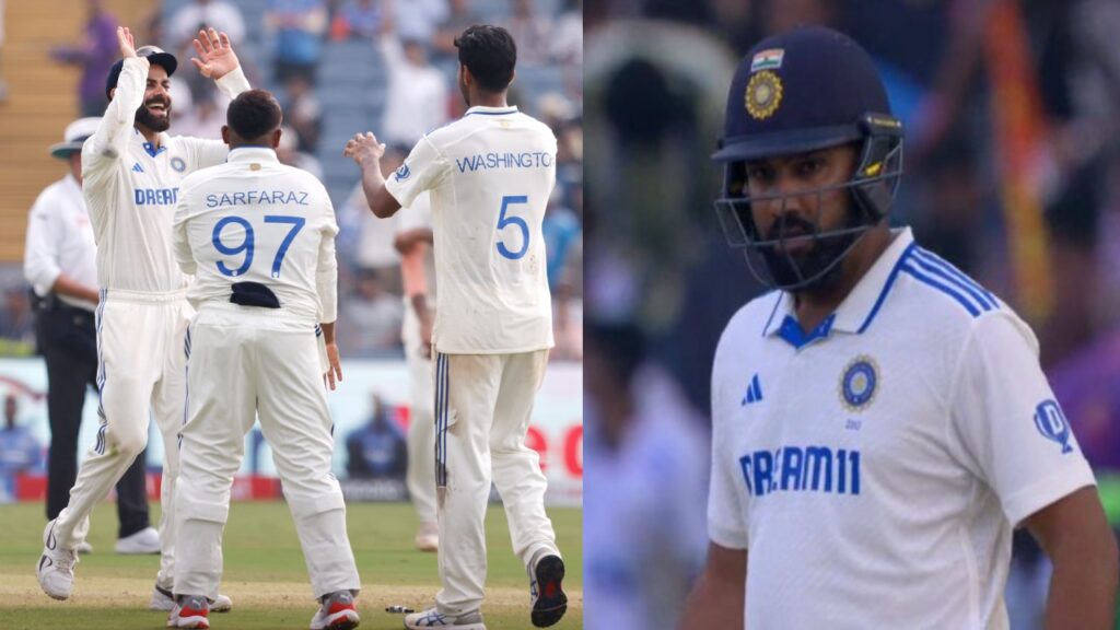 Stumps Day 1 India trail by 243 runs in Pune test