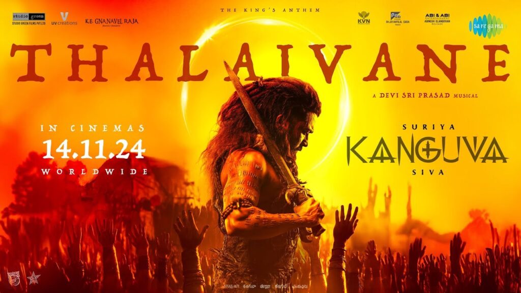 Suriya Kanguva anthem song out now