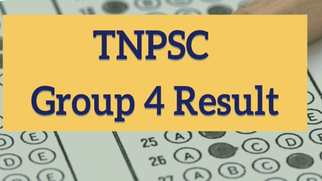 TNPSC Group 4 Results