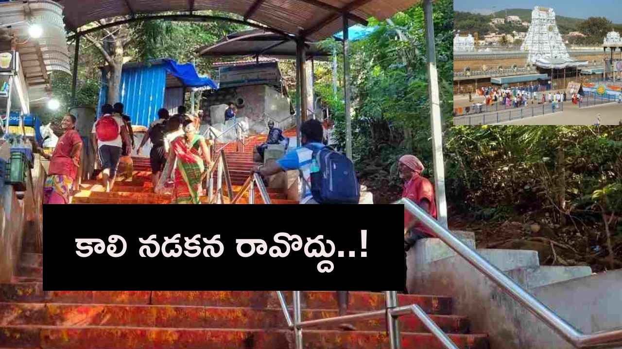 అలాంటి వారు తిరుమలకు కాలినడకన రావొద్దు- టీటీడీ కీలక సూచన అలాంటి వారు తిరుమలకు కాలినడకన రావొద్దు- టీటీడీ కీలక సూచన