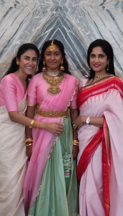 Taraka Ratna Daughter Nishka Half Saree Function
