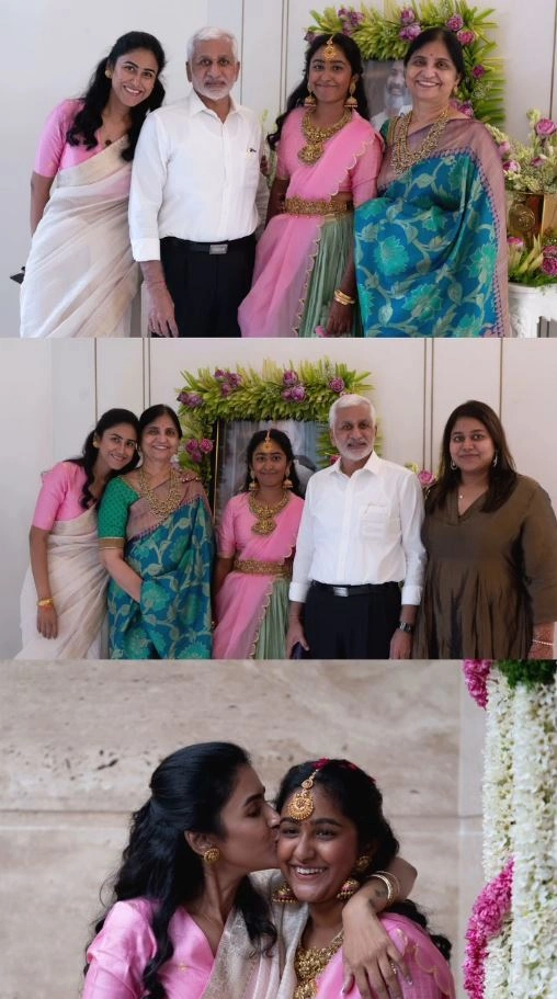 Taraka Ratna Daughter Nishka Half Saree Function