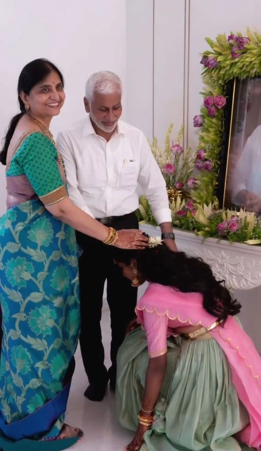 Taraka Ratna Daughter Nishka Half Saree Function