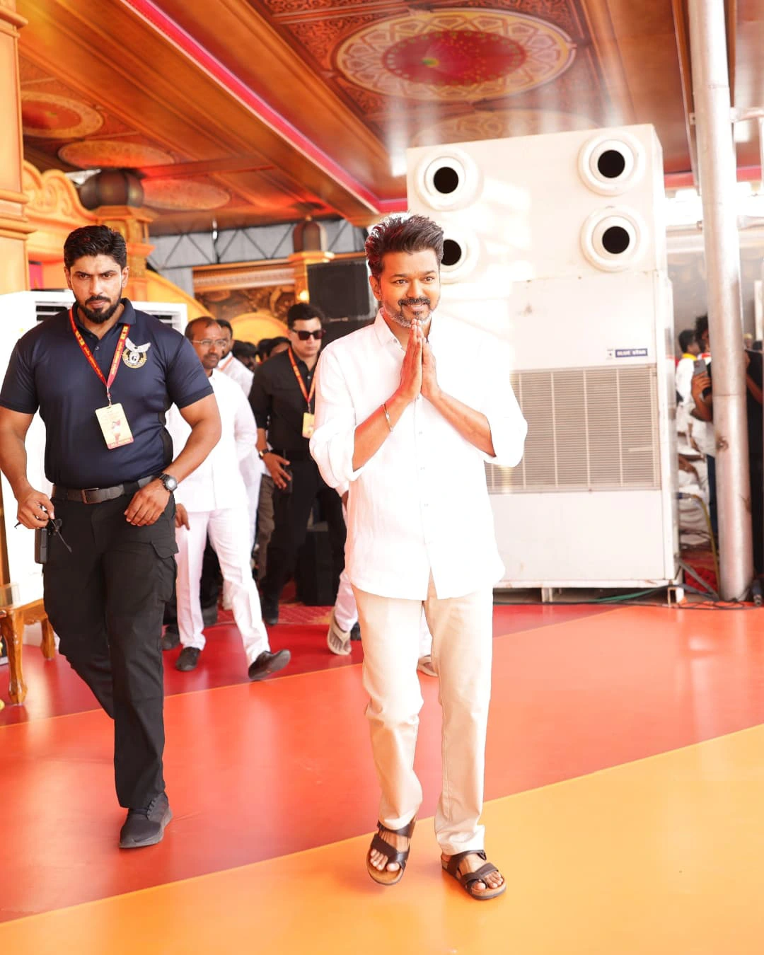 Tamil Star Vijay Photos from Tamilaga Vettri Kazhagam Party First Public Meeting