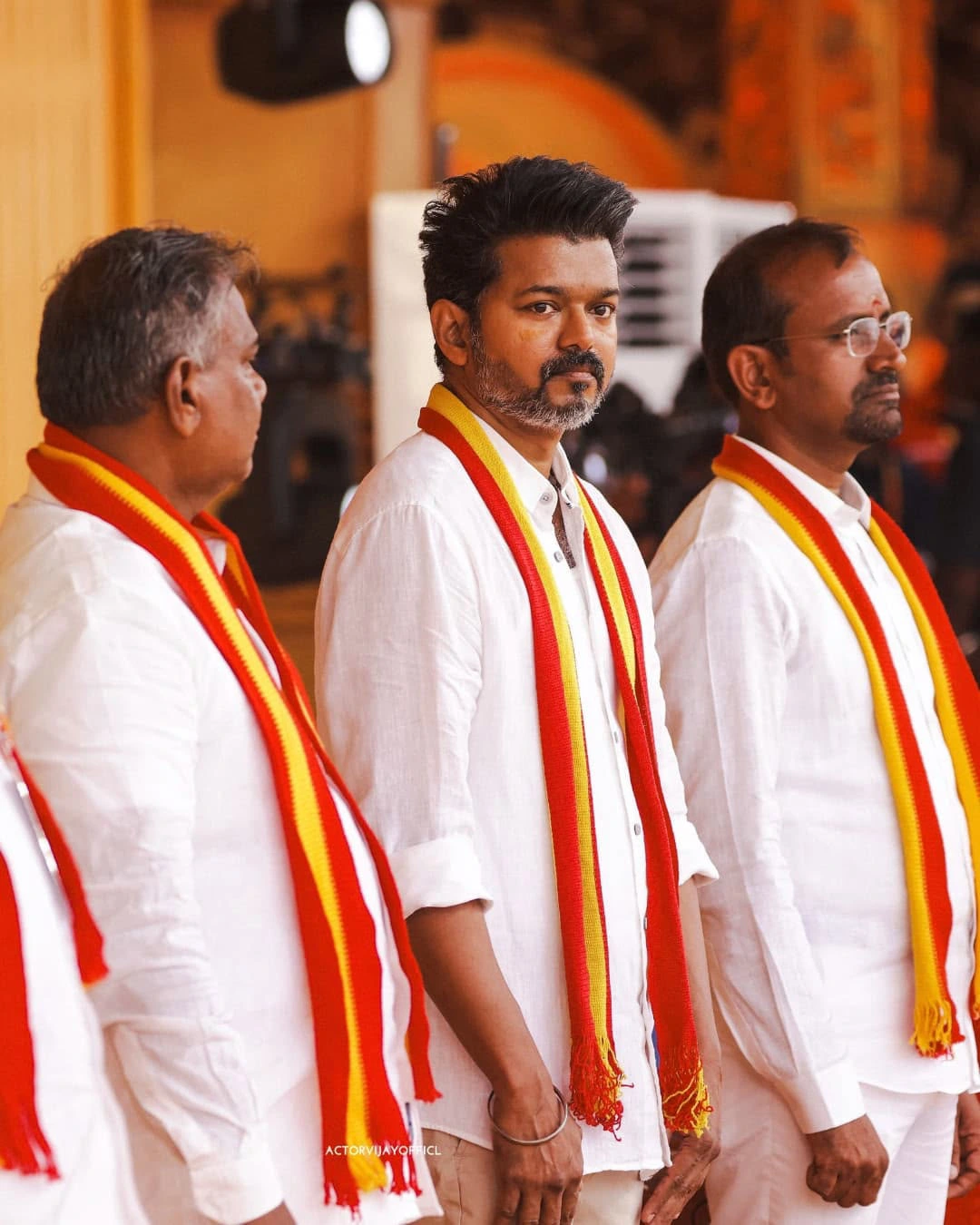 Tamil Star Vijay Photos from Tamilaga Vettri Kazhagam Party First Public Meeting