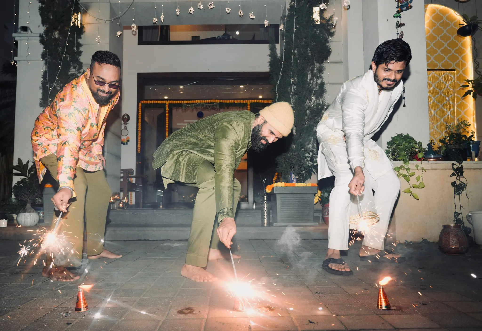 Vijay Deverakonda Diwali Celebrations with Family