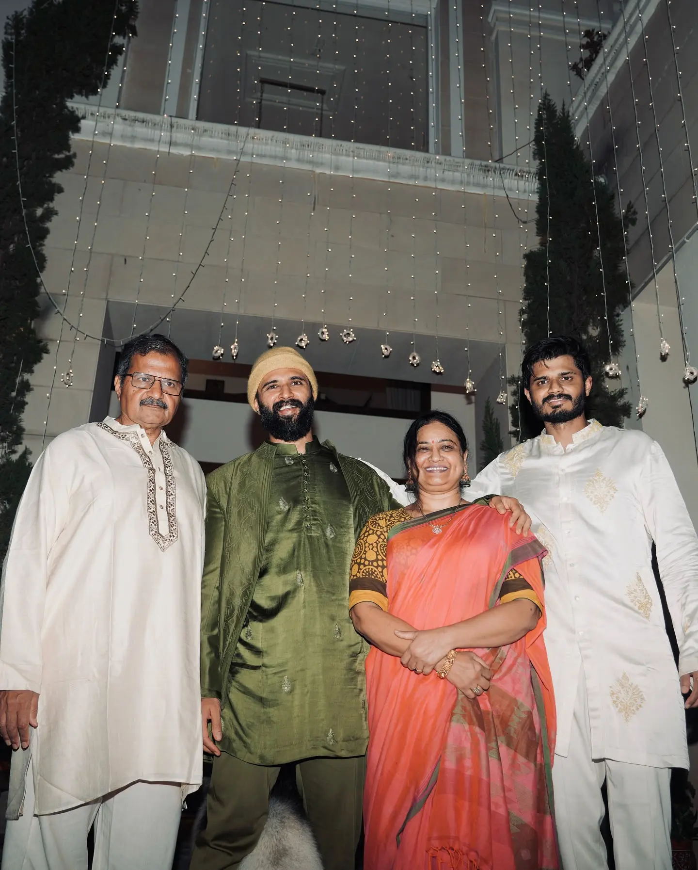 Vijay Deverakonda Diwali Celebrations with Family