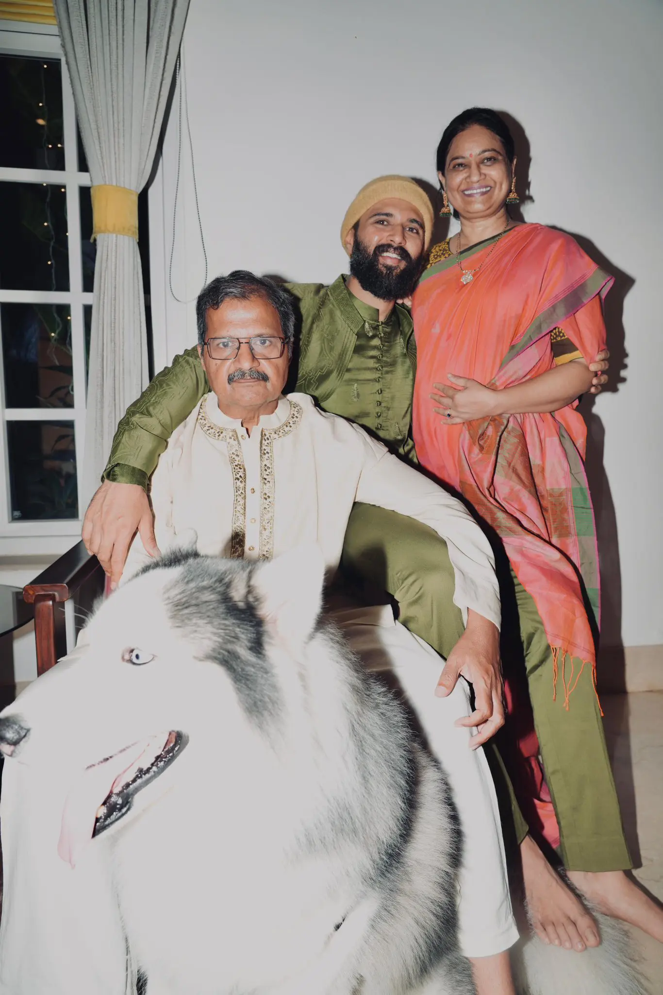 Vijay Deverakonda Diwali Celebrations with Family