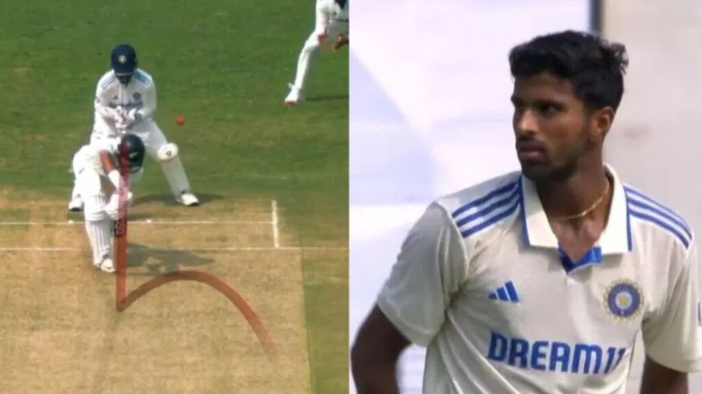 Washington Sundar bamboozles Rachin Ravindra with an absolute peach in Pune