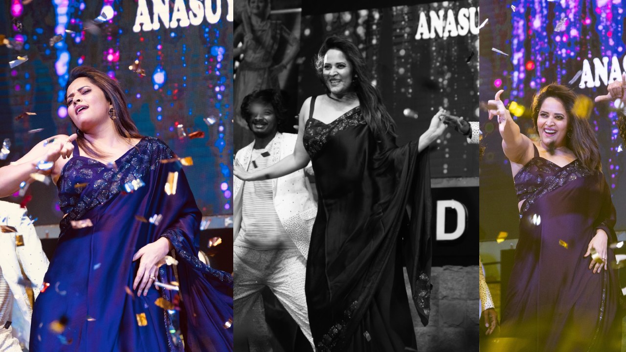 Anasuya Bharadwaj : స్టేజి మీద చీరలో డ్యాన్స్‌తో అదరగొట్టిన అనసూయ.. ఫొటోలు చూశారా..?