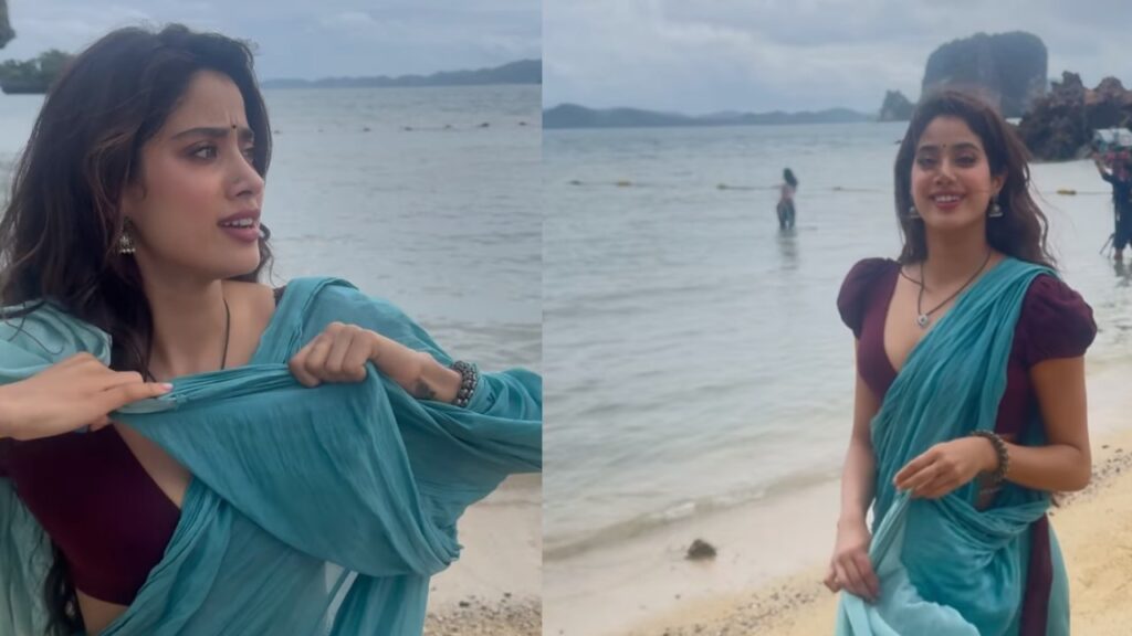 Janhvi Kapoor Shares Working Videos from Devara Movie Shoot Videos goes Viral