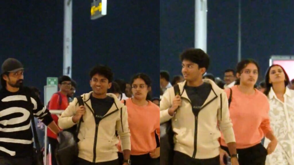 Kalyan Ram went to Vacation with Family Videos goes Viral Kalyan Ram Children Appears after Long Time