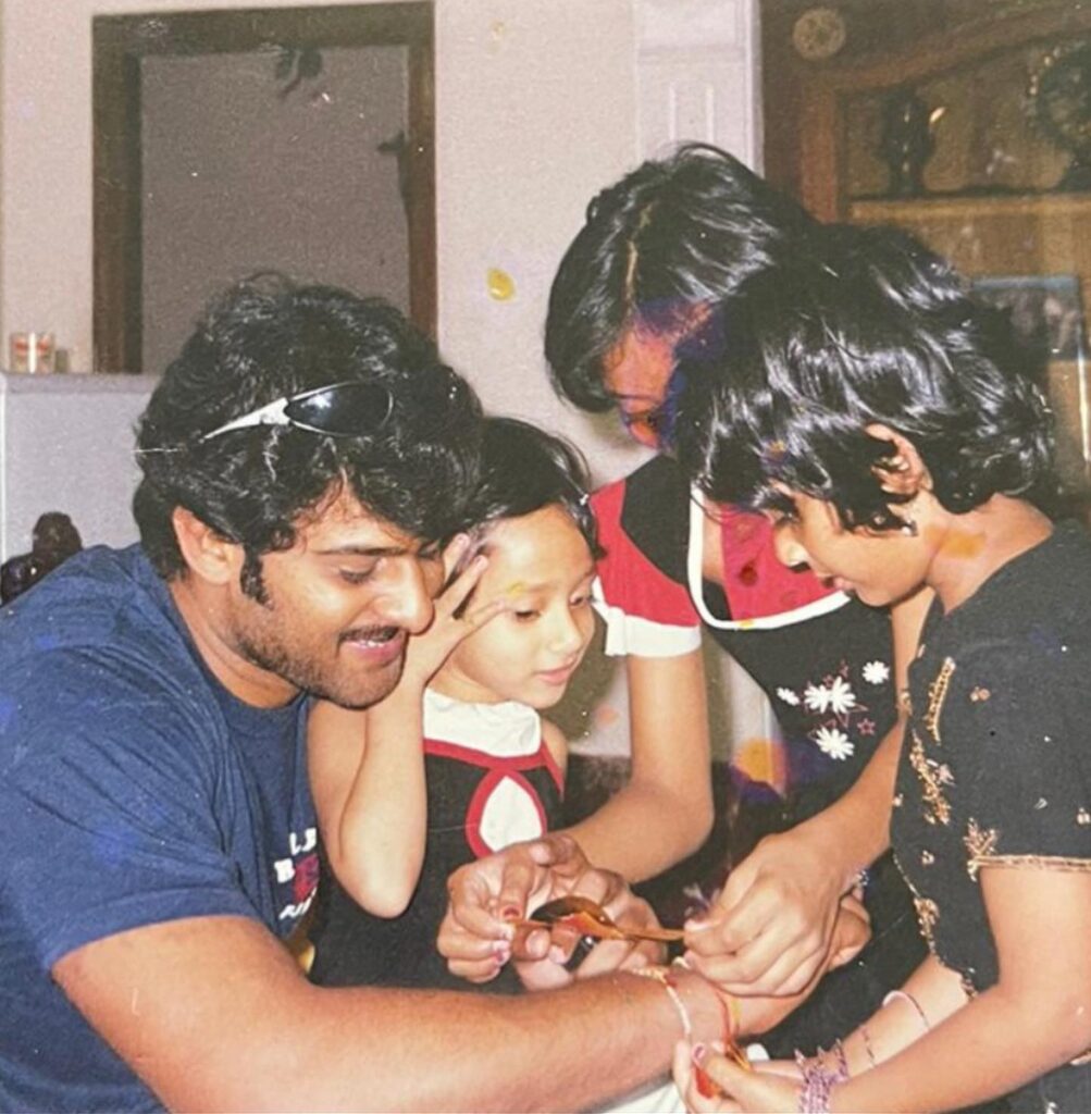 Prabhas Birthday Special Prabhas Sister Praseedha Shares Childhood Photos goes Viral 