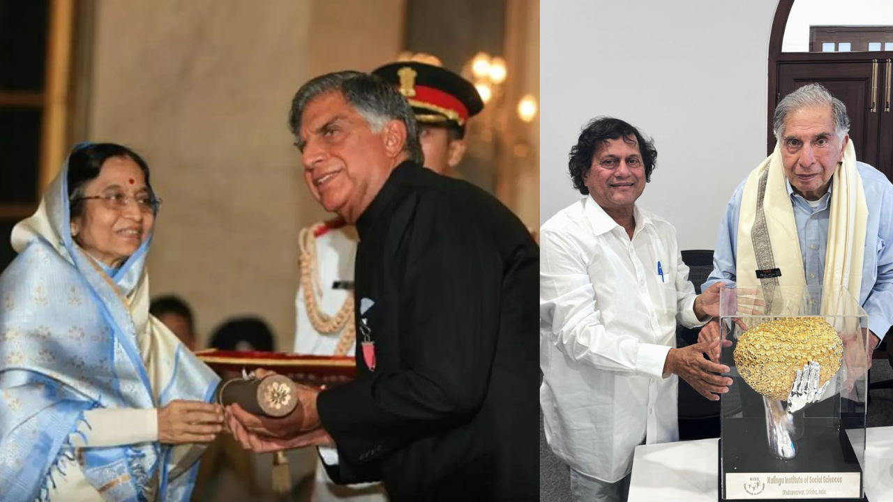 Ratan Tata Awards: వ్యాపార రంగంతో పాటు దాతృత్వంలో రతన్ టాటా సేవలకు లభించిన పురస్కారాలు.. ఫోటోలు వైరల్..