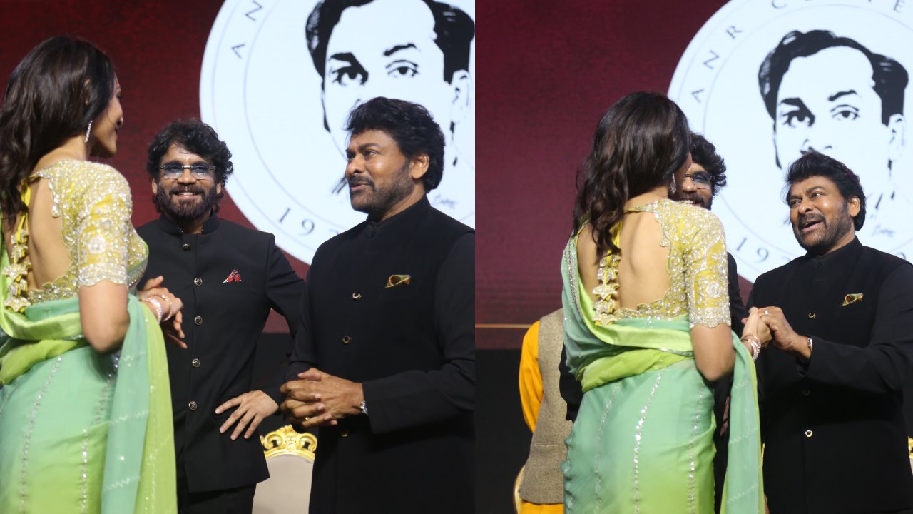 Chiranjeevi – Sobhita : కాబోయే కోడలిని చిరంజీవికి పరిచయం చేసిన నాగార్జున.. ఫొటోలు వైరల్.. Chiranjeevi – Sobhita : కాబోయే కోడలిని చిరంజీవికి పరిచయం చేసిన నాగార్జున.. ఫొటోలు వైరల్..