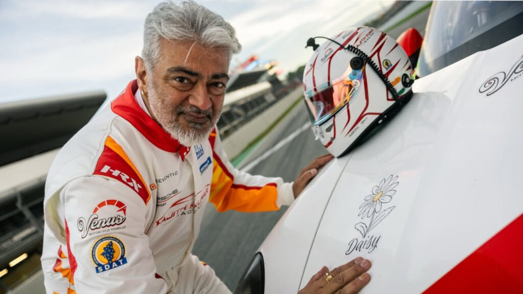 Ajith Kumar car racing in that country photos goes viral