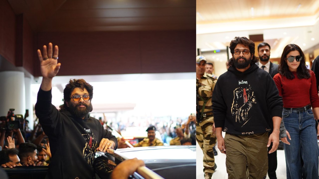 Allu Arjun – Rashmika Mandanna : కేరళలో అల్లు అర్జున్, రష్మిక.. స్టైలిష్ లుక్స్ తో అదరగొట్టారుగా..