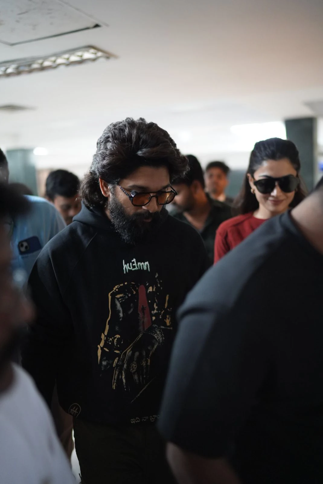 Allu Arjun Rashmika Mandanna Stylish Looks