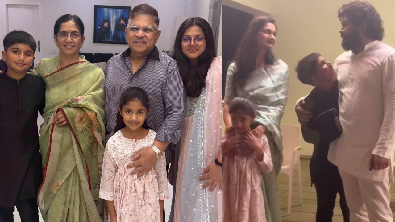 Allu Arjun Diwali Celebrations : అల్లు అర్జున్ ఫ్యామిలీ దీపావళి సెలబ్రేషన్స్.. ఫొటోలు చూసారా?
