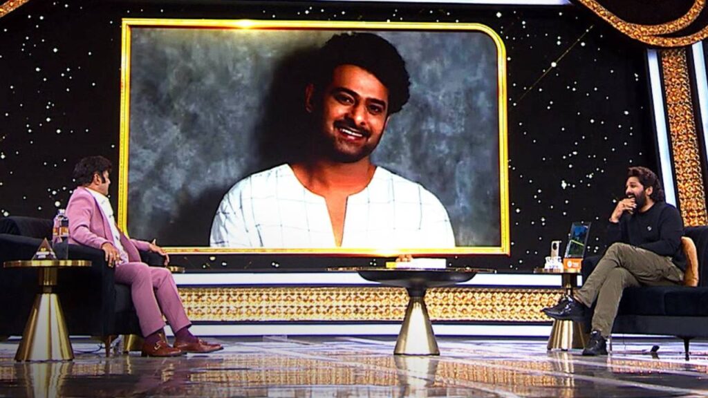 Allu Arjun comments on Prabhas in Unstoppable Season 4