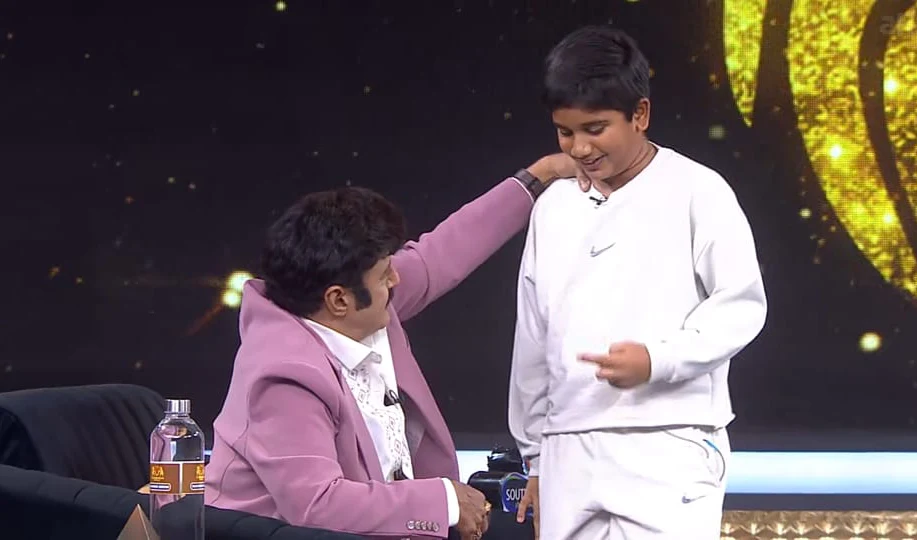 Allu Arjun Attends to Balakrishna Unstoppable with Allu Ayaan and Arha