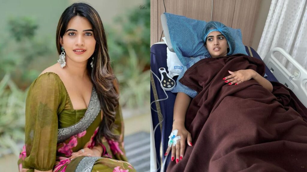 Anchor Sravanthi Chokkarapu shared photos on hospital bed