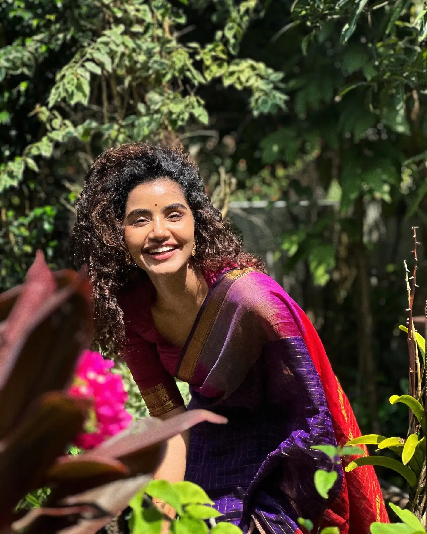 Anupama Parameswaran Cute Photos in Saree