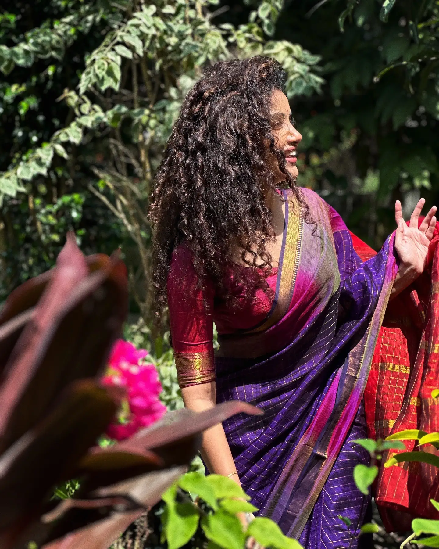 Anupama Parameswaran Cute Photos in Saree