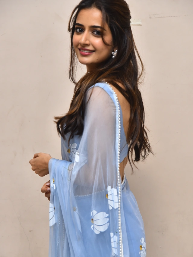Ashika Ranganath Cute Looks in Saree