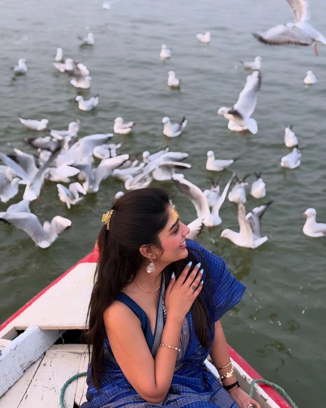 Bandaru Supritha in Varanasi