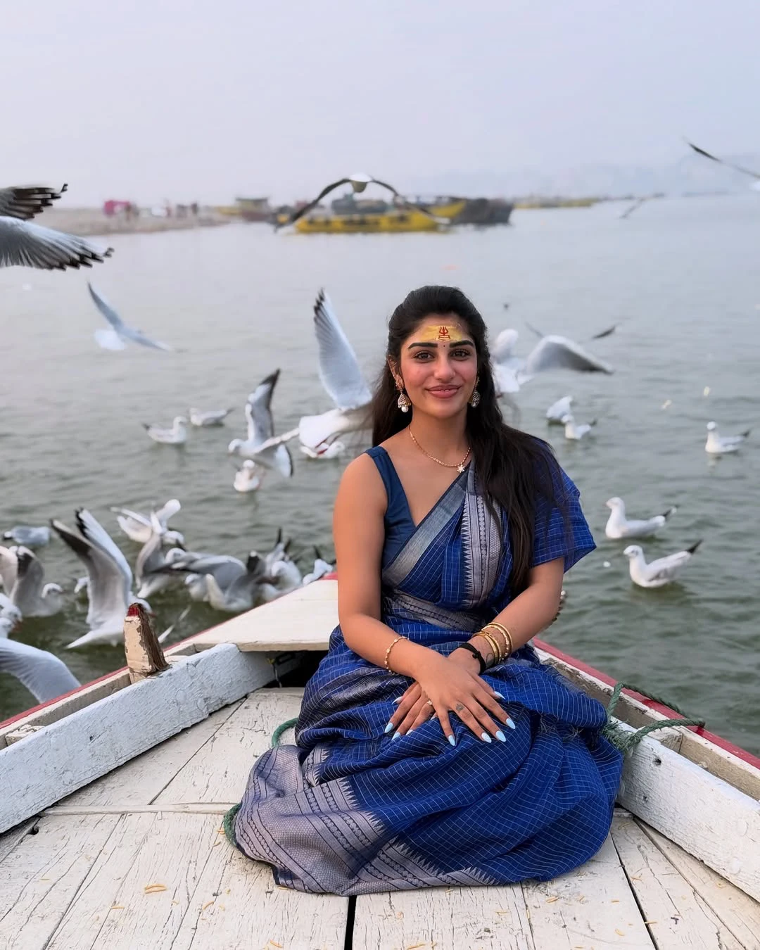 Bandaru Supritha in Varanasi