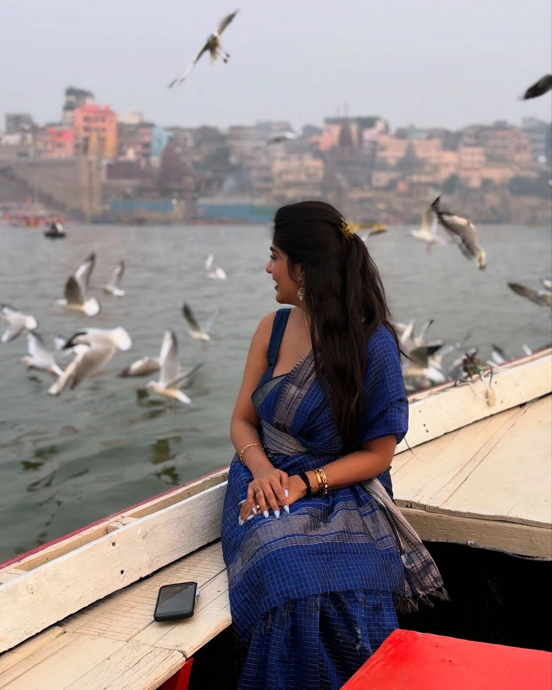 Bandaru Supritha in Varanasi