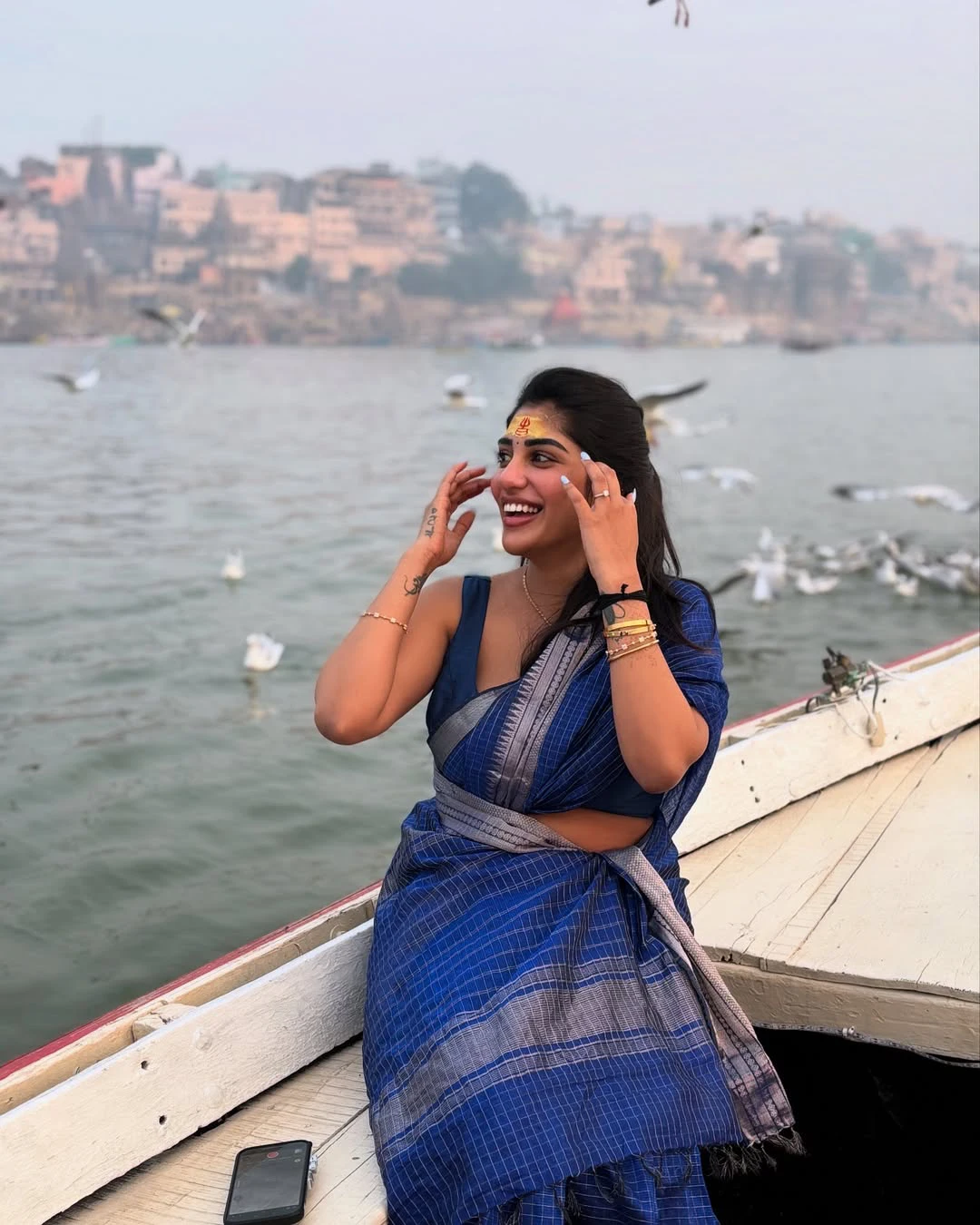 Bandaru Supritha in Varanasi