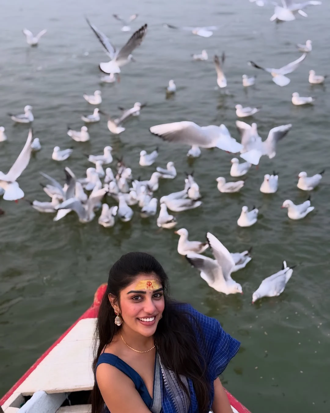 Bandaru Supritha in Varanasi