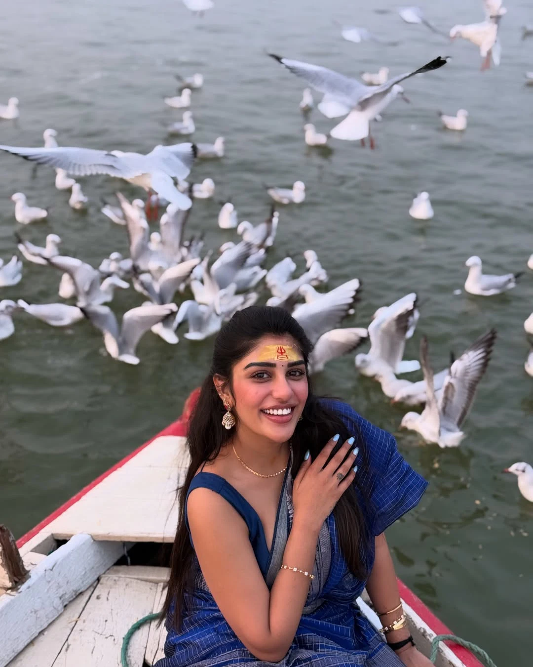 Bandaru Supritha in Varanasi