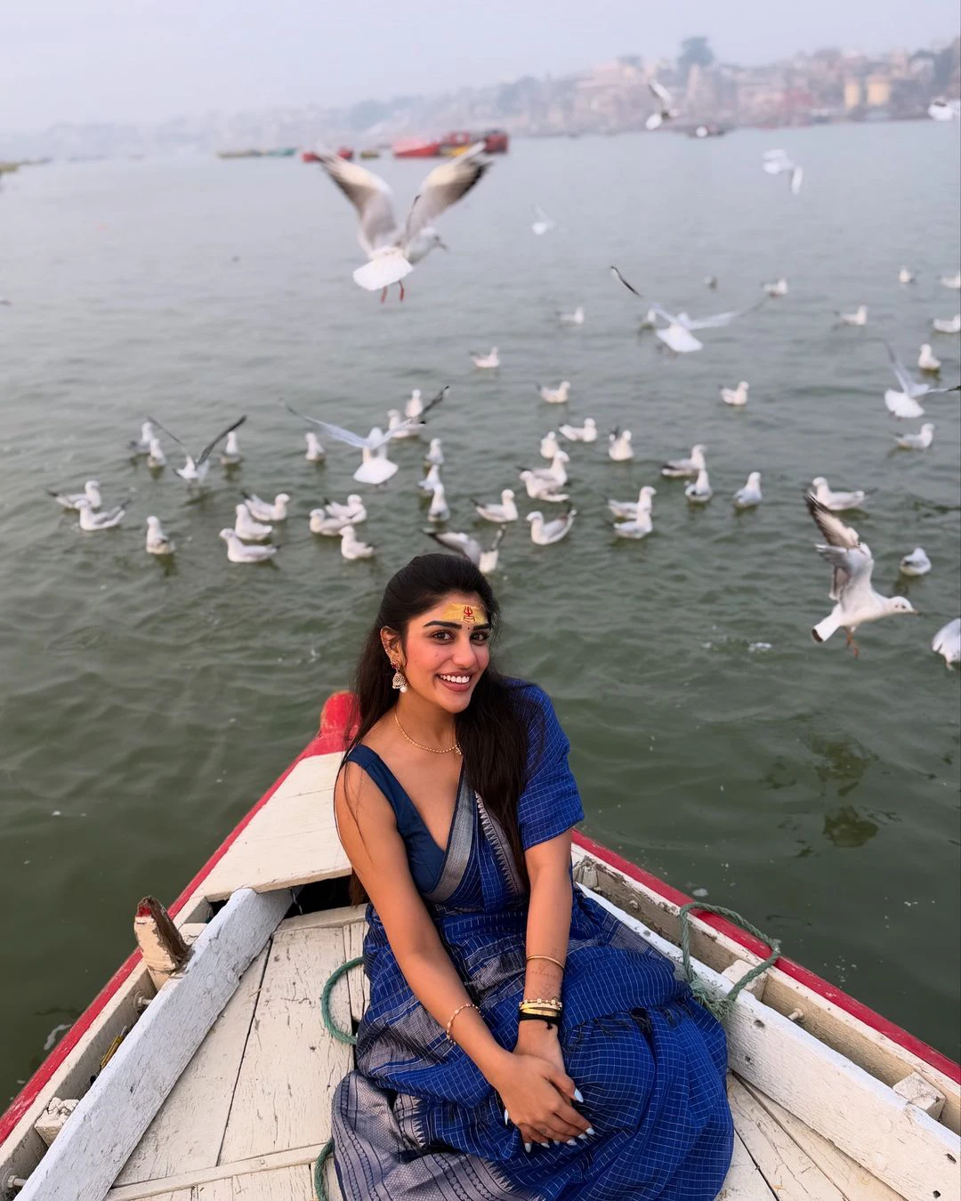 Bandaru Supritha in Varanasi