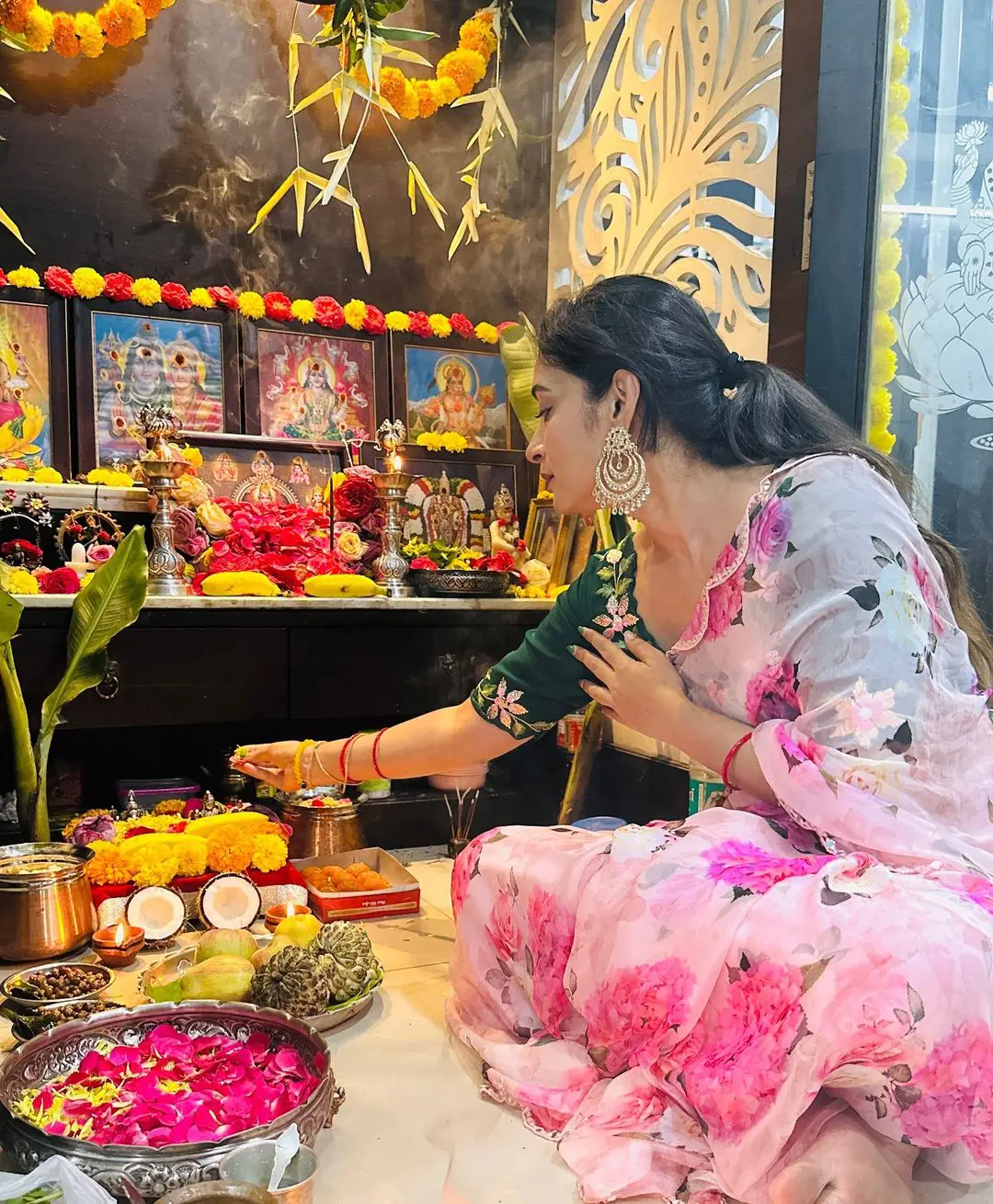 Actress Bhanu Shree Karthika Pournami Special