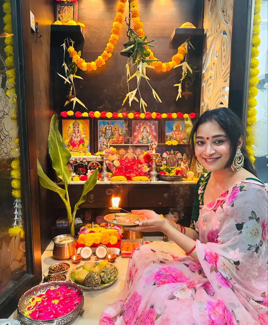 Actress Bhanu Shree Karthika Pournami Special