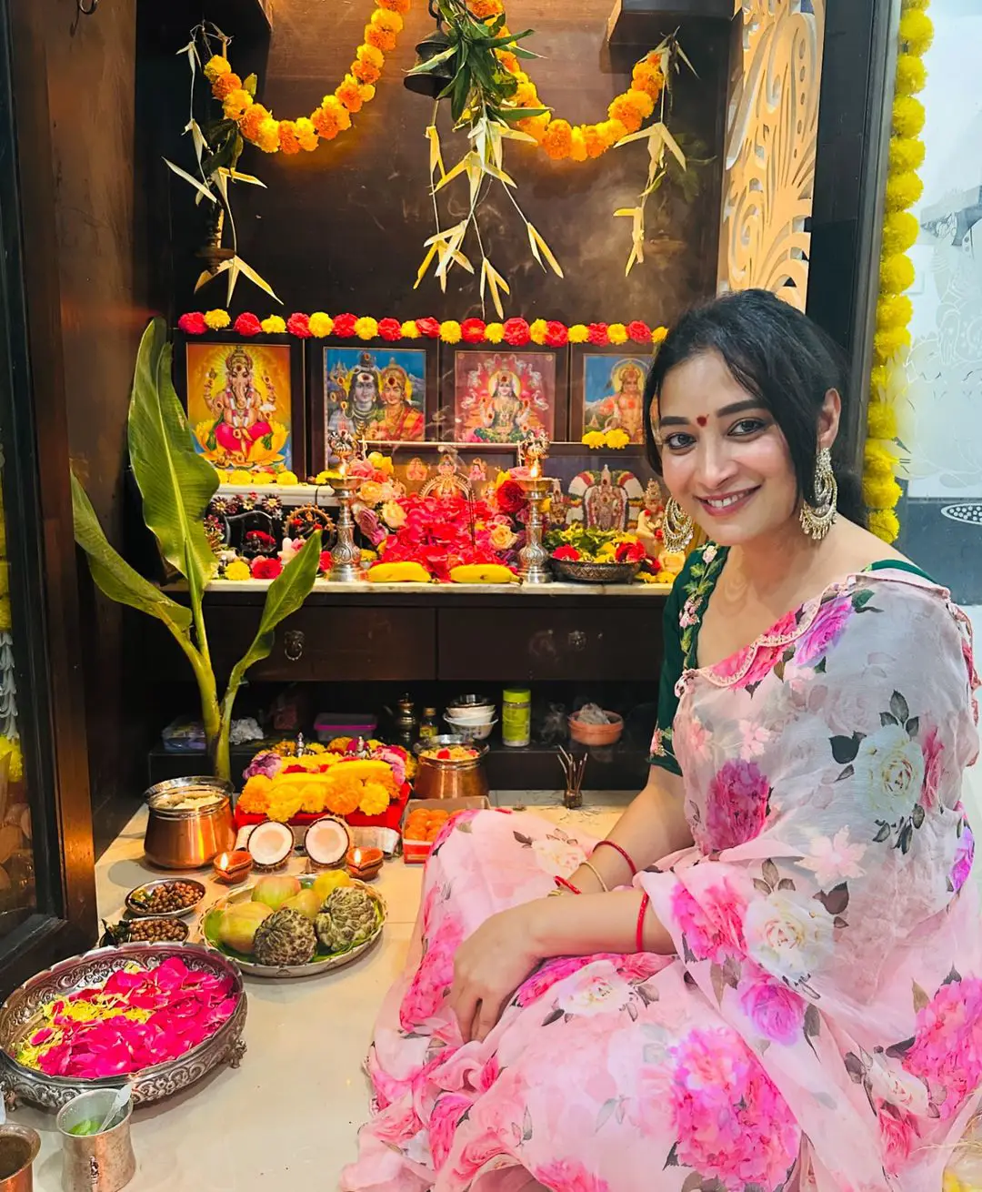 Actress Bhanu Shree Karthika Pournami Special