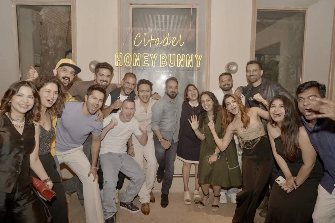 Samantha Celebrating Citadel Series Success with Team