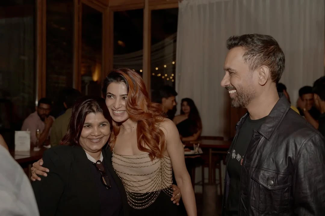 Samantha Celebrating Citadel Series Success with Team