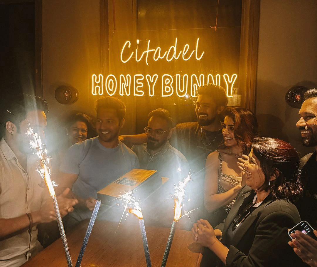 Samantha Celebrating Citadel Series Success with Team