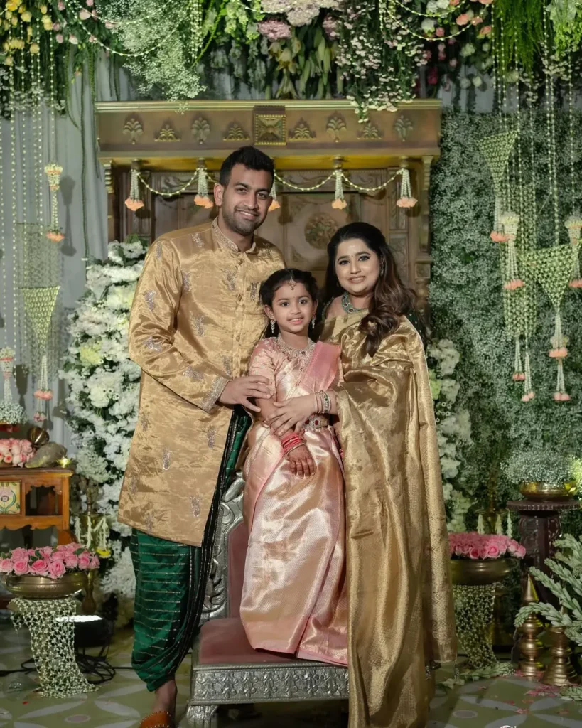 Dil Raju Grand Daughter Ishika Saree Function Photos goes Viral 